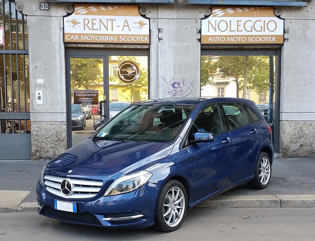 Rent a Mercedes-Benz B class 200 Cdi Executive in Milan, Florence, Zurich, Como