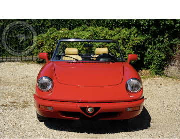 Alfa Romeo Duetto Spider IV Serie a noleggio a Milano, Como e Firenze