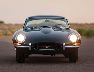 Jaguar E Type Roadster a noleggio a Milano, Como e Firenze