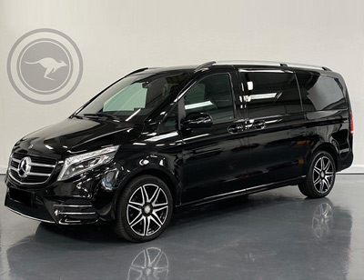 Mercedes-Benz Van V Class Luxury 8 Seater to hire in Italy, find out