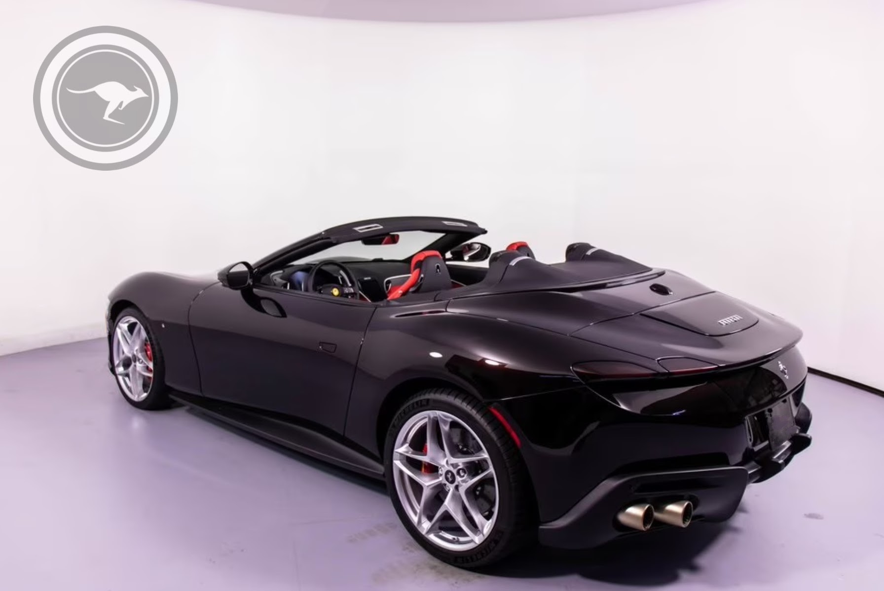 Rent a Ferrari Roma Spider Convertible in Milan, Florence, Zurich, Como