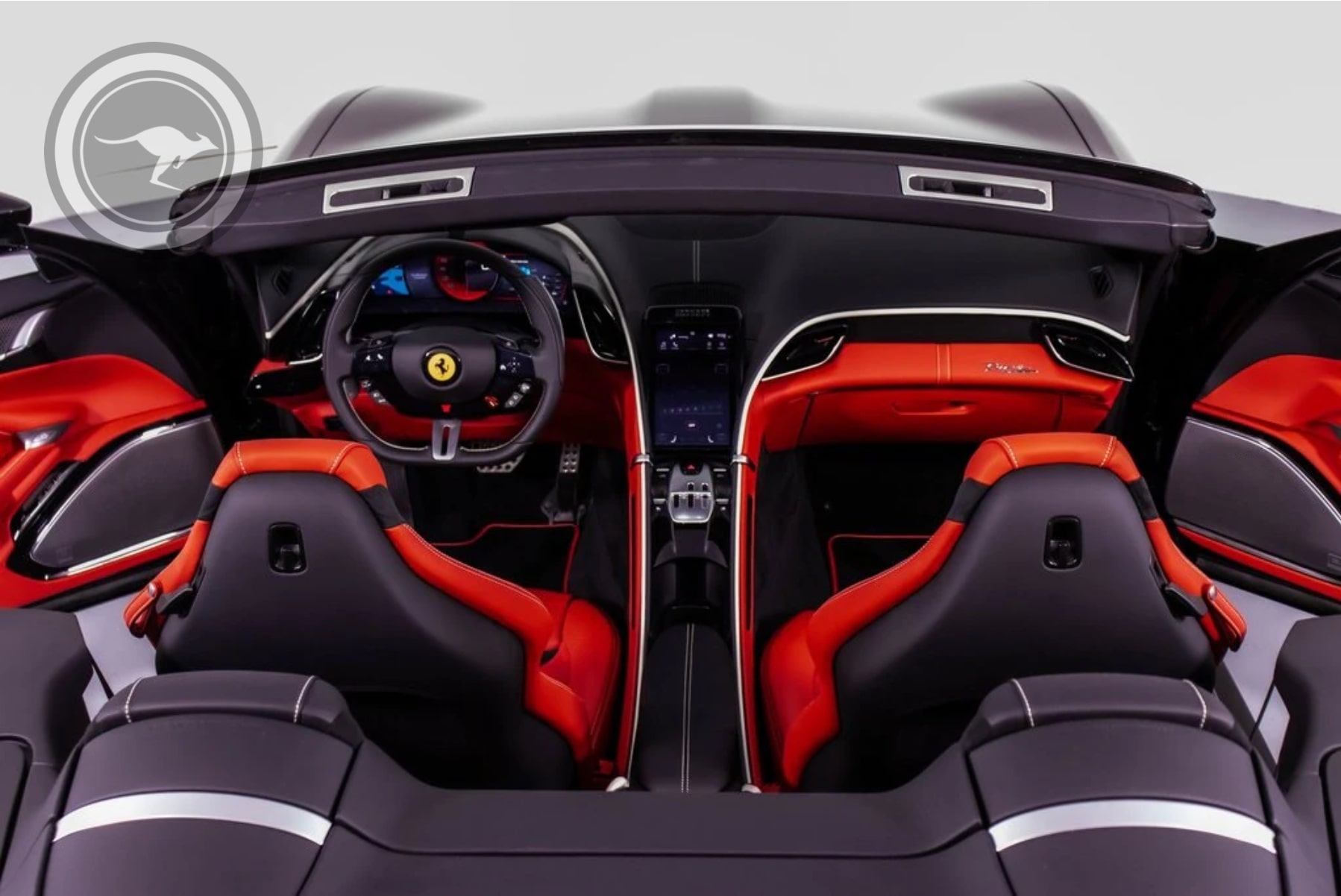 Rent a Ferrari Roma Spider Convertible in Milan, Florence, Zurich, Como