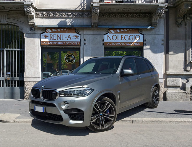 Rent a BMW X5 M-Sport in Milan, Florence, Zurich, Como