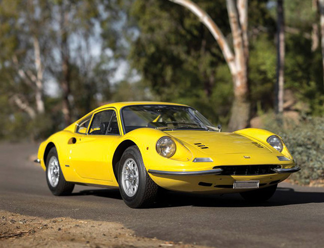 Rent a Ferrari 246 GT Dino in Milan, Florence, Zurich, Como
