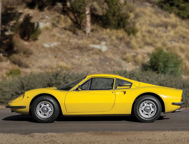 Rent a Ferrari 246 GT Dino in Milan, Florence, Zurich, Como