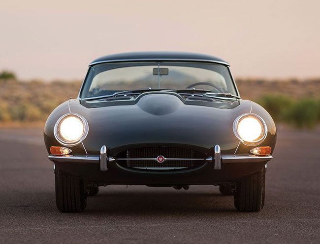 Rent a Jaguar E Type Roadster in Milan, Florence, Zurich, Como