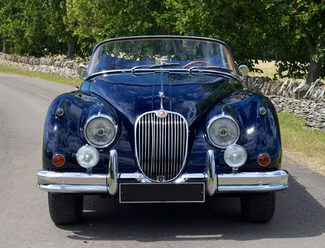 Rent a Jaguar XK 150 OTS in Milan, Florence, Zurich, Como