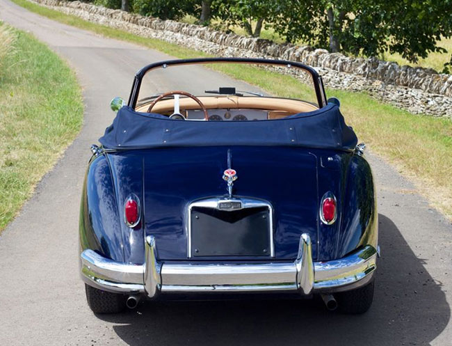 Rent a Jaguar XK 150 OTS in Milan, Florence, Zurich, Como