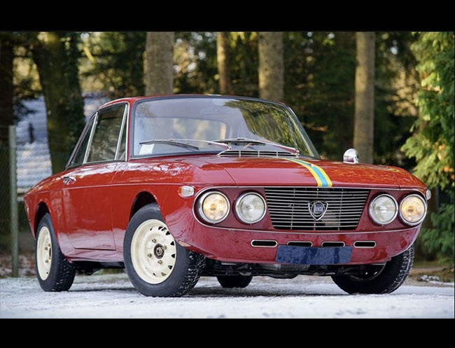 Rent a Lancia Fulvia 1.3 S Rallye in Milan, Florence, Zurich, Como