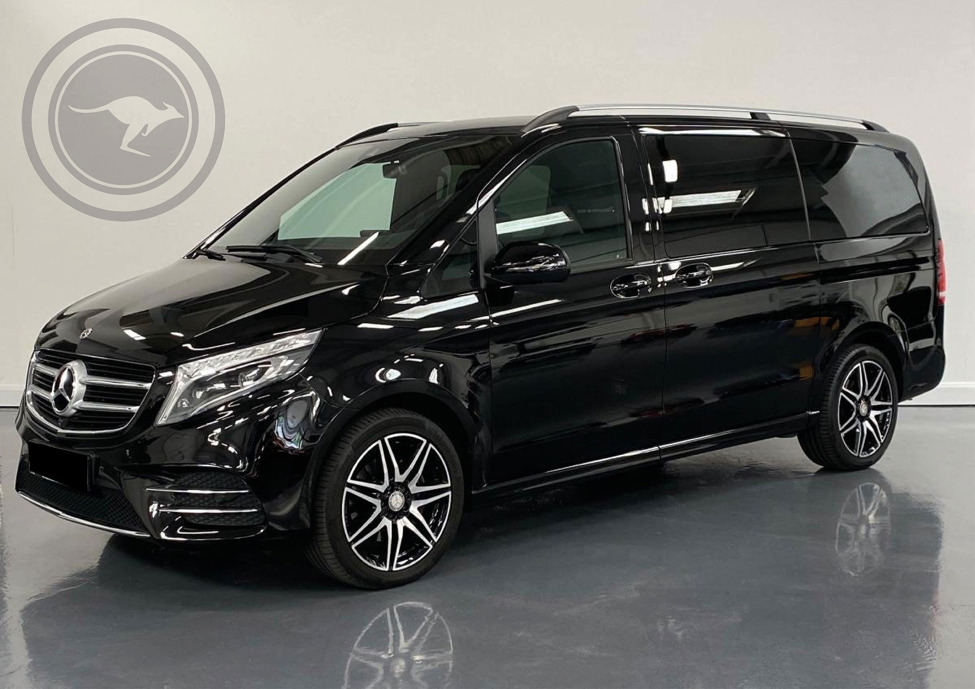 Rent Mercedes-Benz Van V Class Luxury 8 Seater in Italy or French