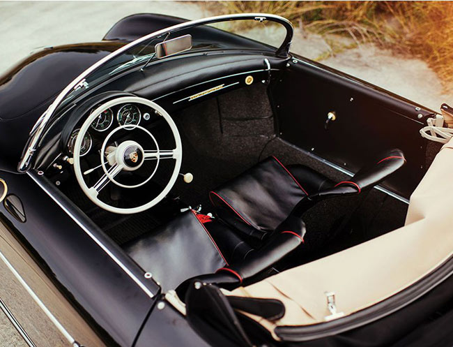 Rent a Porsche 356 Speedster in Milan, Florence, Zurich, Como