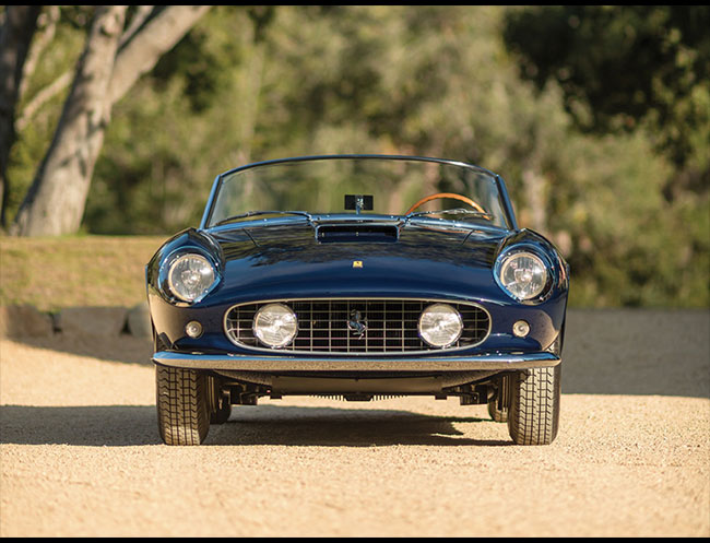 Rent a Ferrari 250 GT California SWB Spider in Milan, Florence, Zurich, Como