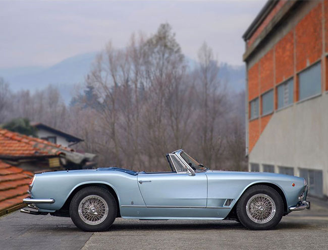 Rent a Maserati 3500 GT Vignale Spider in Milan, Florence, Zurich, Como