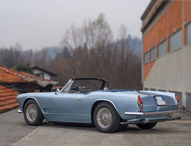 Rent a Maserati 3500 GT Vignale Spider in Milan, Florence, Zurich, Como