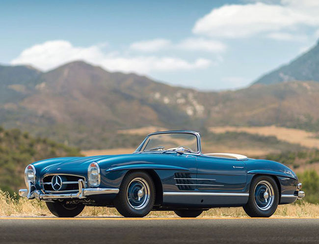 Rent a Mercedes-Benz 300 SL Roadster in Milan, Florence, Zurich, Como