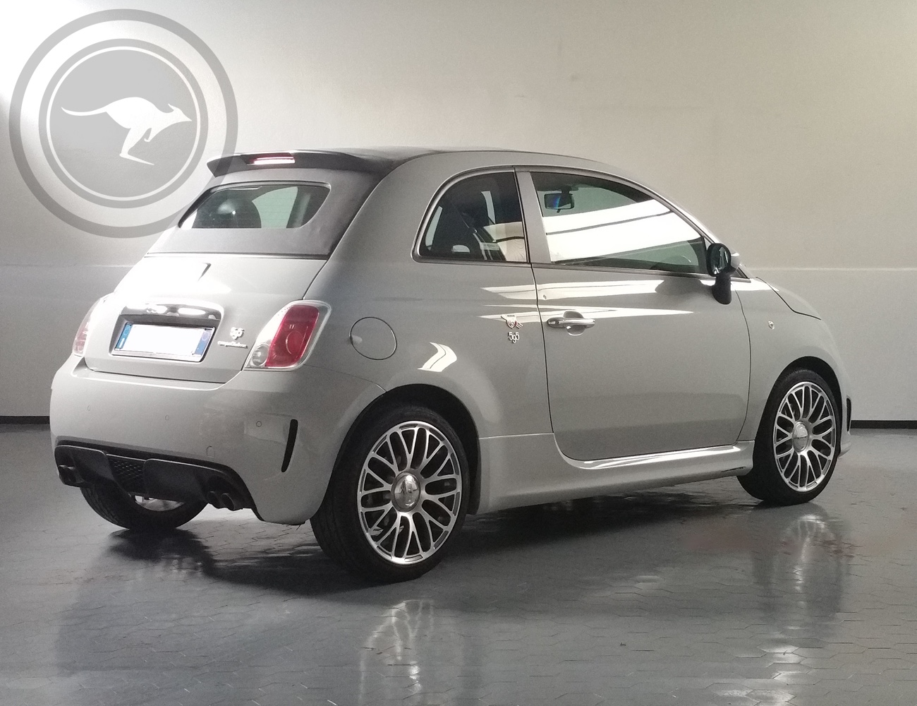 Rent Abarth 500 595 C Cabrio MTA Record Monza in Italy or