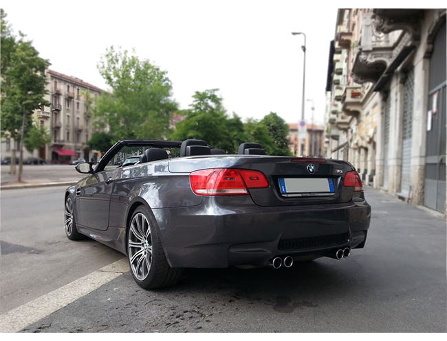 Rent a BMW M3 DKG Cabrio in Milan, Florence, Zurich, Como