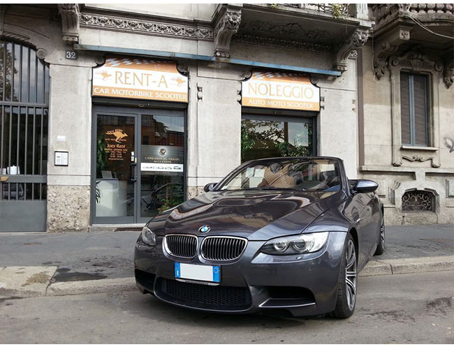 Rent a BMW M3 DKG Cabrio in Milan, Florence, Zurich, Como