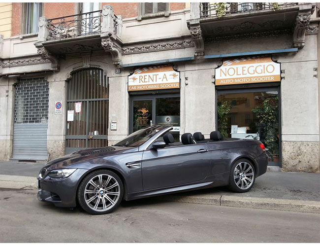 Rent a BMW M3 DKG Cabrio in Milan, Florence, Zurich, Como