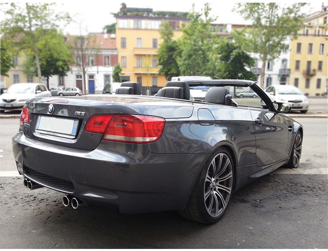 Rent a BMW M3 DKG Cabrio in Milan, Florence, Zurich, Como