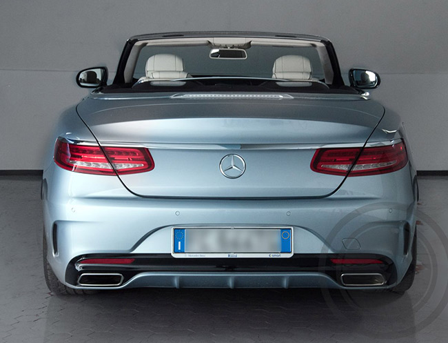 Rent a Mercedes-Benz S500 Cabrio in Milan, Florence, Zurich, Como