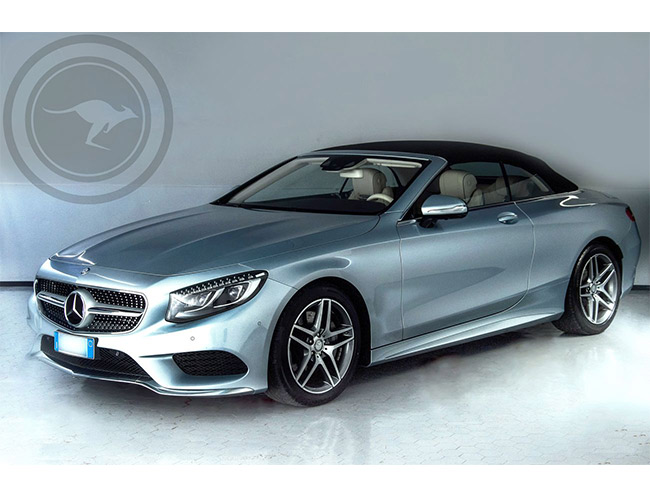 Rent a Mercedes-Benz S500 Cabrio in Milan, Florence, Zurich, Como