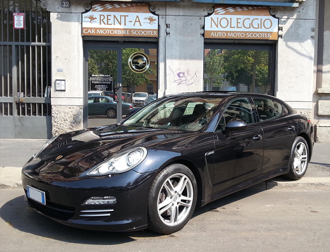 Rent a Porsche Panamera 4 AWD in Milan, Florence, Zurich, Como
