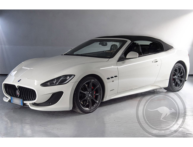 Rent a Maserati GranCabrio Sport Stradale in Milan, Florence, Zurich, Como