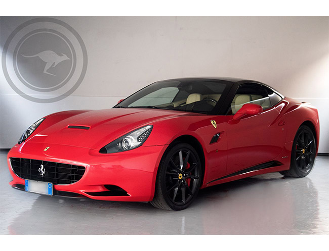 Rent a Ferrari California DCT Cabrio in Milan, Florence, Zurich, Como