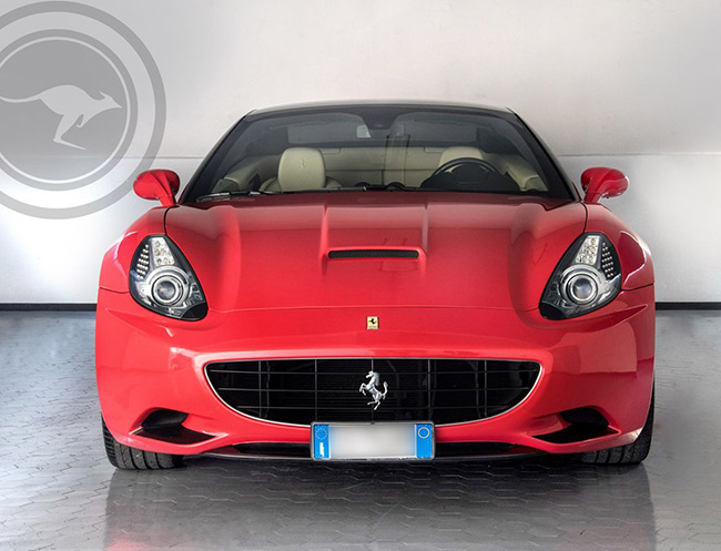 Rent a Ferrari California DCT Cabrio in Milan, Florence, Zurich, Como