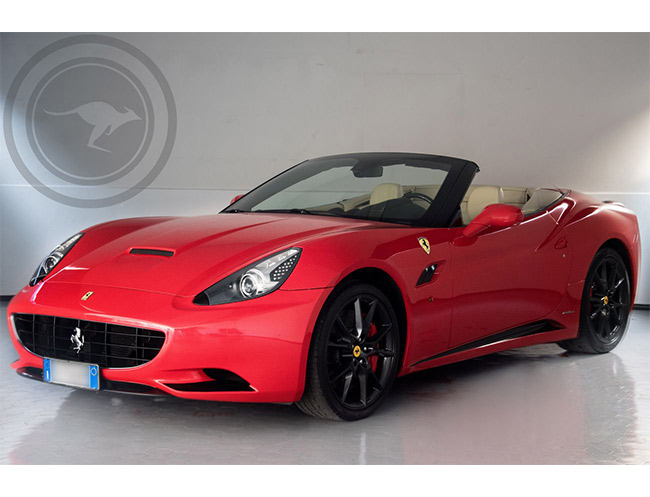 Rent a Ferrari California DCT Cabrio in Milan, Florence, Zurich, Como