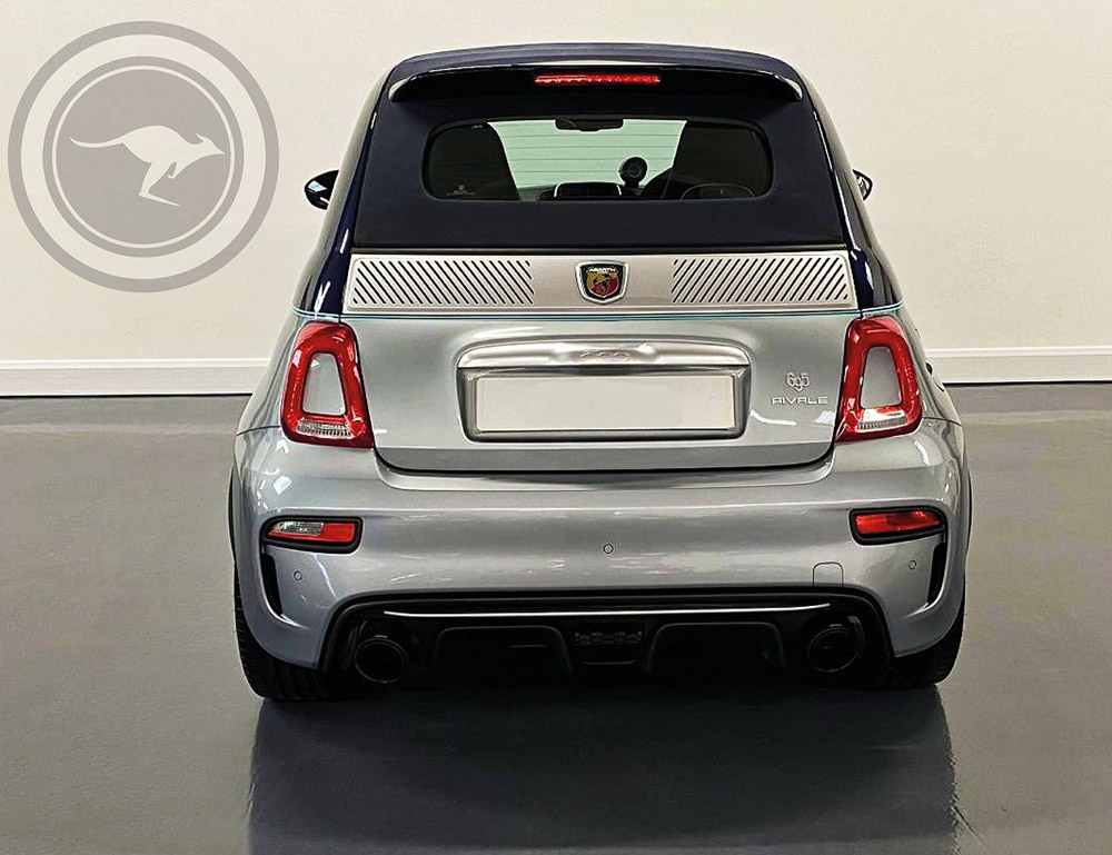 Rent a Abarth 695 Rivale Cabriolet Limited Edition Riva in Milan, Florence, Zurich, Como